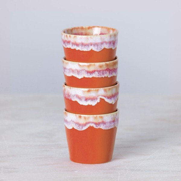 Narancssárga agyagkerámia kávéscsésze, 90 ml - Costa Nova-image-1