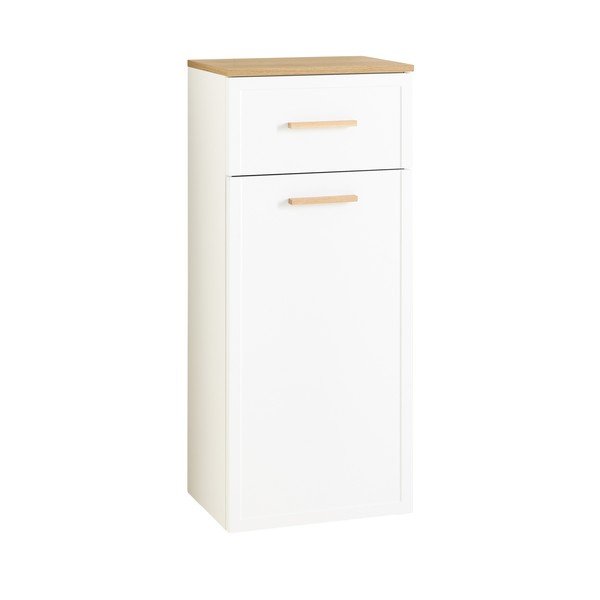 Fehér alacsony-fali fürdőszoba szekrény 104x45 cm Quickset 383 – Pelipal