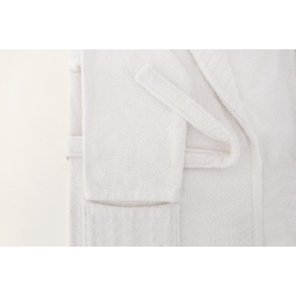Fehér pamut fürdőköpeny L/XL - Foutastic-image-4