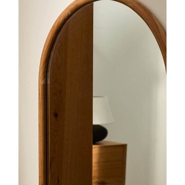 Fali tükör tömörfa kerettel 55x155 cm Milsa – Kave Home-image-2