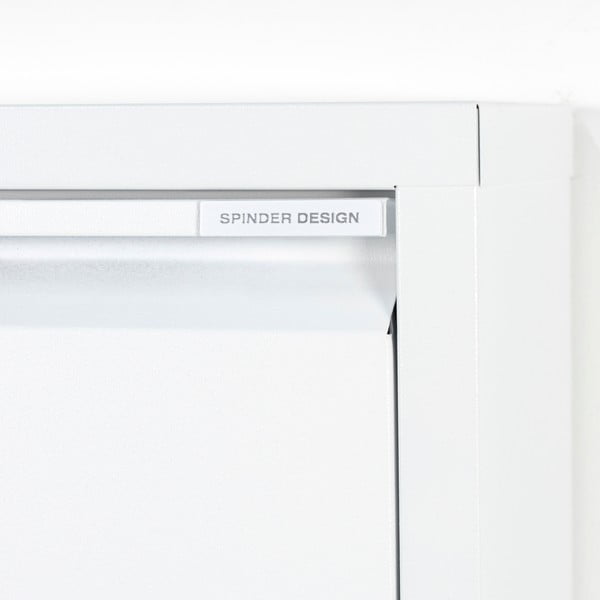 Fehér fém billenő ajtós cipőtartó 50x103x15 cm Billy – Spinder Design-image-4