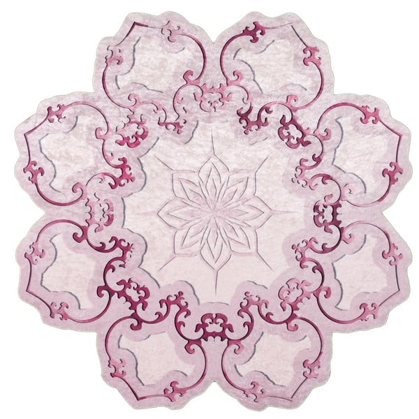 Camina Feo rózsaszín szőnyeg, ⌀ 80 cm - Vitaus