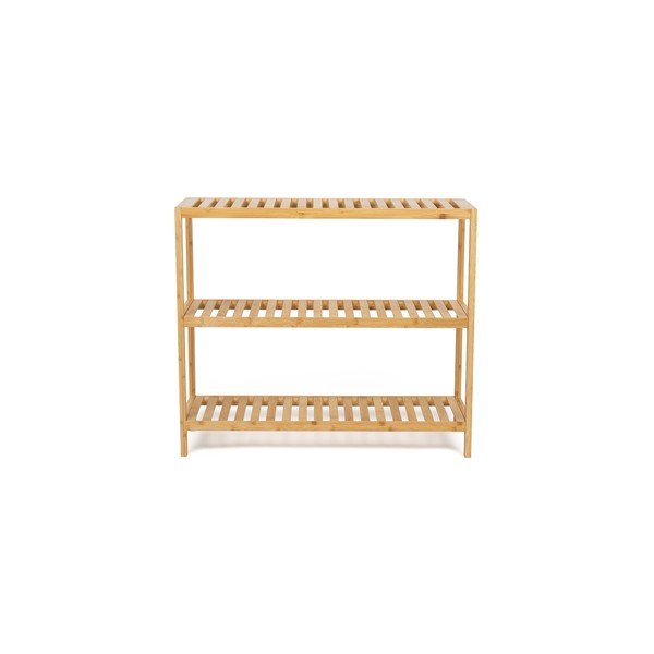 Natúr színű bambusz fürdőszobai polcos állvány 69x60 cm Skaren – Bonami Essentials-image-2