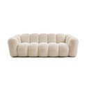 Bézs buklé kanapé 232 cm Hippolyte – Bobochic Paris