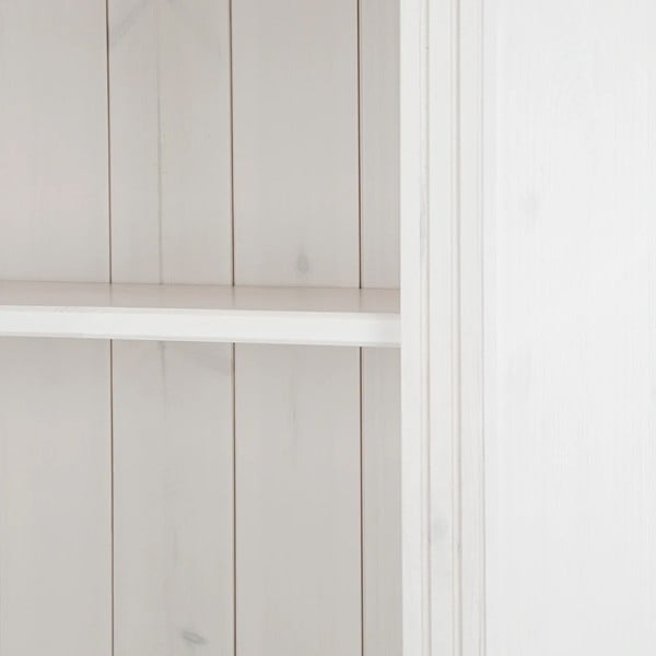 Fehér borovi fenyő könyvespolc 74x223x37 cm Anita – Støraa-image-3