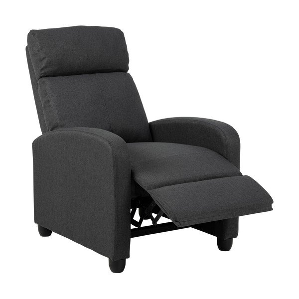 Antracitszürke relaxációs fotel Siom – Actona-image-3