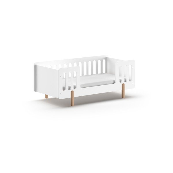 Fehér borovi fenyő babaágy 70x140 cm SMILE – Vipack-image-2