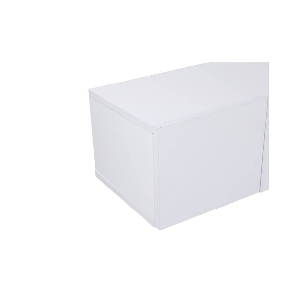 Fehér TV-állvány 180x30x25 cm Wagna – Kalune Design-image-3