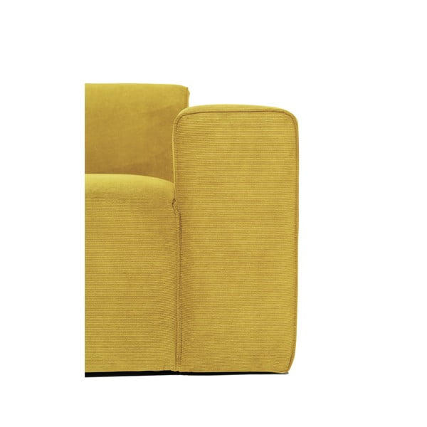 Sting sárga kordbársony kanapé modul, jobb oldali - Scandic-image-4