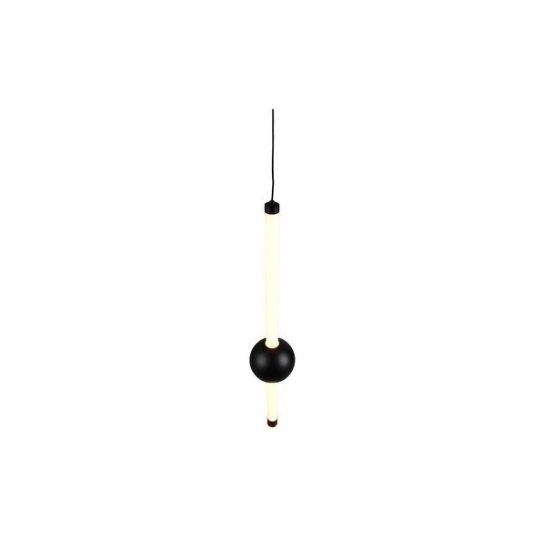 Matt fekete LED dimmelhető függőlámpa Melita – Trio-image-3