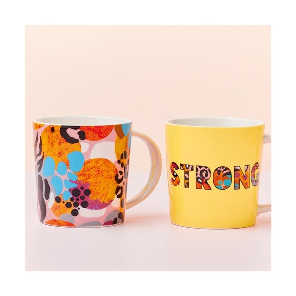 Porcelán bögre szett 2 db-os 380 ml Be Fierce – Maxwell & Williams-image-2