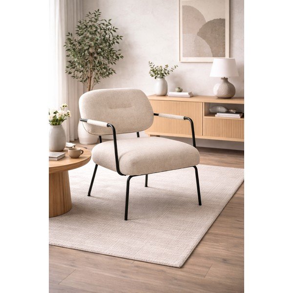 Bézs fotel Dillon – Actona-image-1