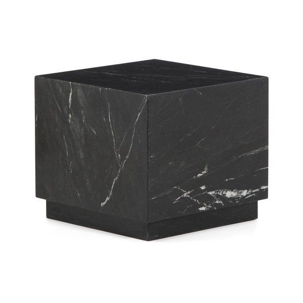 Márvány tárolóasztal 40x40 cm Sorein – Kave Home