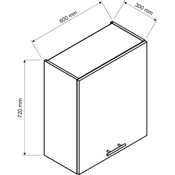 Felső konyhaszekrény (szélesség 60 cm) Brodie – STOLKAR-image-2