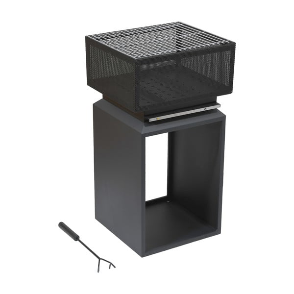 Rozsdamentes tűzrakó Cube - Cattara-image-2