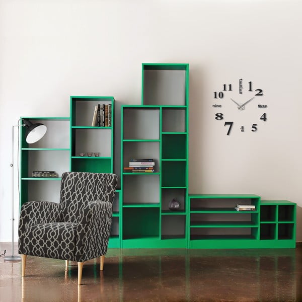 Volta Small zöld könyvespolc - Woodman-image-1