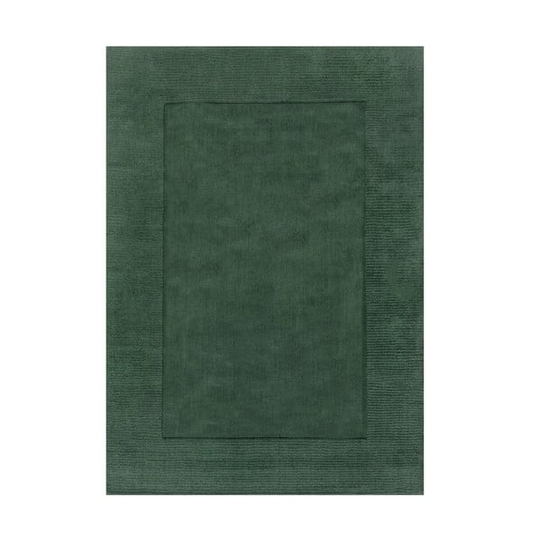Siena sötétzöld gyapjú szőnyeg, 160 x 230 cm - Flair Rugs