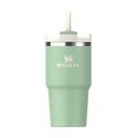 Zsályaszínű rozsdamentes acél termosz szívószállal 600 ml Quencher H2.0 FlowState Tumbler Pistachio – Stanley