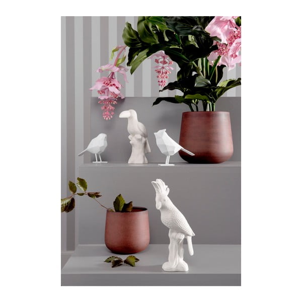 Bird Small Statue fehér dekoráció - PT LIVING-image-1