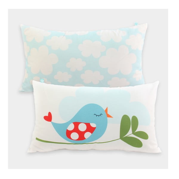 Birds kétoldalas pamut párnahuzat, 50 x 30 cm - Mr. Fox-image-1