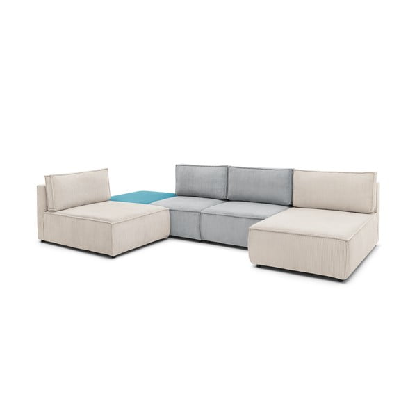 Kordbársony sarokkanapé (variálható) Nihad modular – Bobochic Paris-image-4