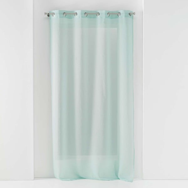 Mentazöld átlátszó függöny 140x280 cm Sandra – douceur d'intérieur
