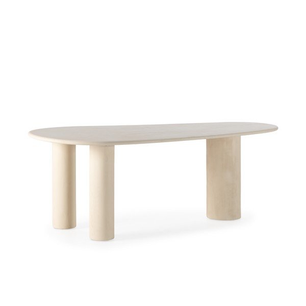 Étkezőasztal kő dekorral 100x201 cm Daila – MOME