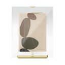 Aranyszínű üveg álló képkeret 19x23 cm Flute – Umbra