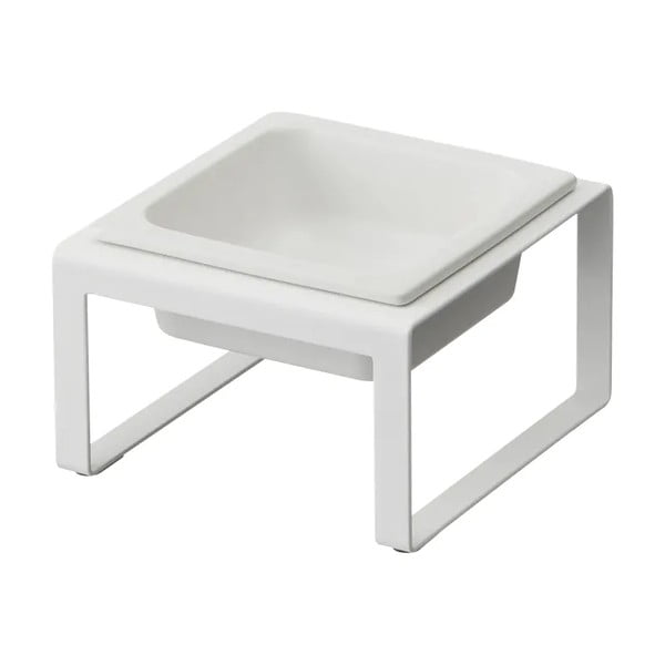 Eledeltartó doboz és tálka szett kisállatoknak Tower – YAMAZAKI-image-4