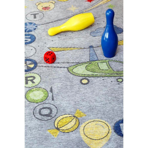 Tähemaa szürke kétoldalas gyerekszőnyeg, 160 x 230 cm - Narma-image-3