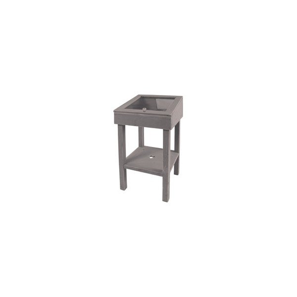 Farma szürke, vitrines asztalka - Esschert Design-image-1