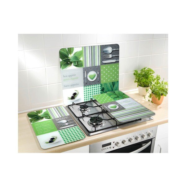 Menu tűzhelyvédő üveglap, 2 darab - Wenko-image-1