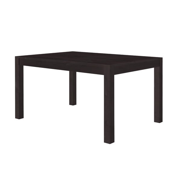 Monique sötétbarna, tömör fenyőfa étkezőasztal, 76 x 180 cm - Støraa