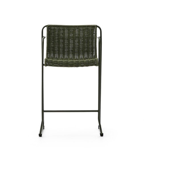 Zöld fém kerti bárszék Maurina – Kave Home-image-2