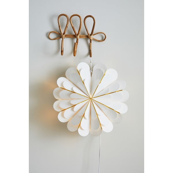 Fehér fénydekoráció karácsonyi mintával ø 45 cm Marigold – Markslöjd-image-1