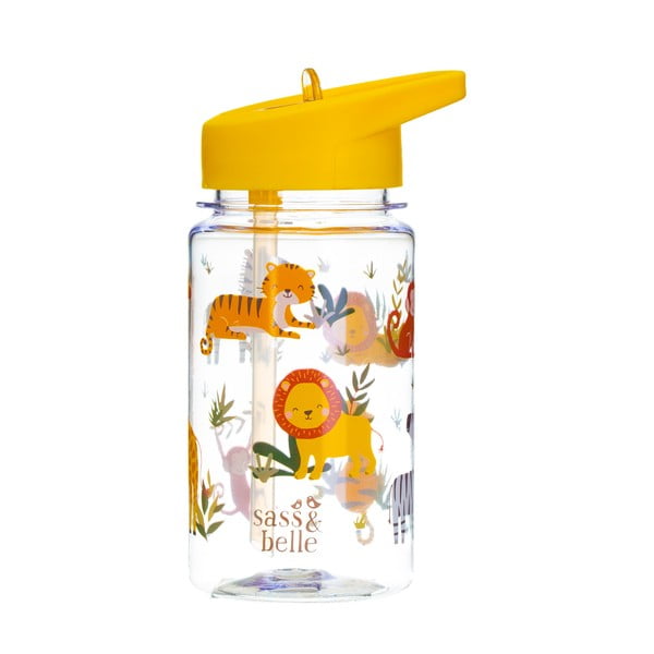 Drink Up Safari gyerek vizespalack szívószállal, 400 ml - Sass & Belle-image-3