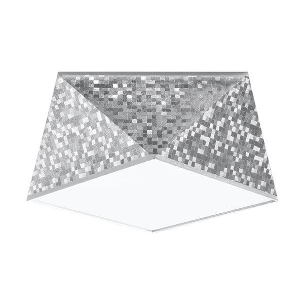 Ezüstszínű mennyezeti lámpa 25x25 cm Koma – Nice Lamps