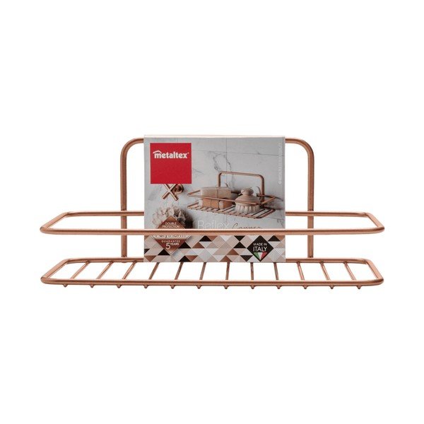 Copper fürdőszobai polc - Metaltex-image-2