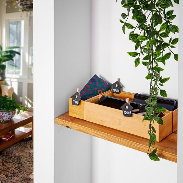 Bambusz tároló, 22,5 x 7,5 x 6,35 cm - Compactor-image-2