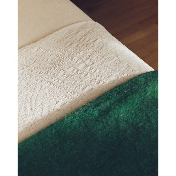 Elefántcsont színű jacquard ágytakaró 240x260 cm Zenti – Kave Home-image-1