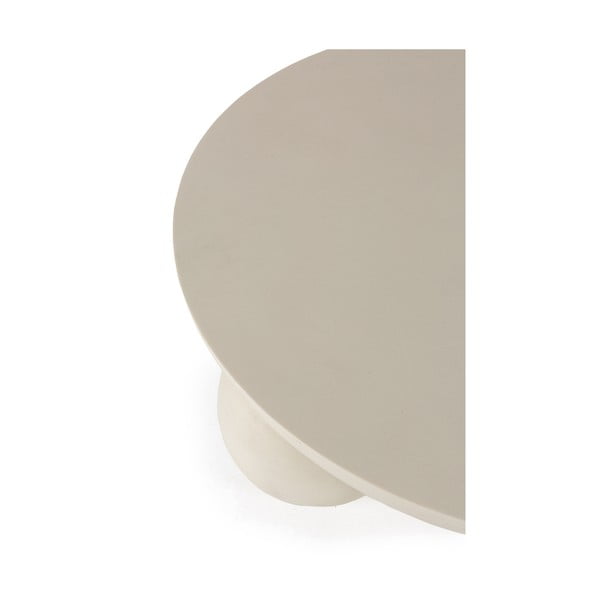 Bézs mangófa kerek dohányzóasztal ø 90 cm Ailen – MOME-image-3