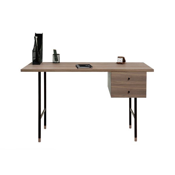 Jugent Walnut íróasztal - Woodman-image-3