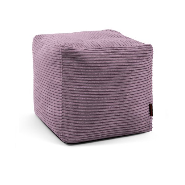 Lila kordbársony babzsákfotel Up! MooG – SLOWDOWN