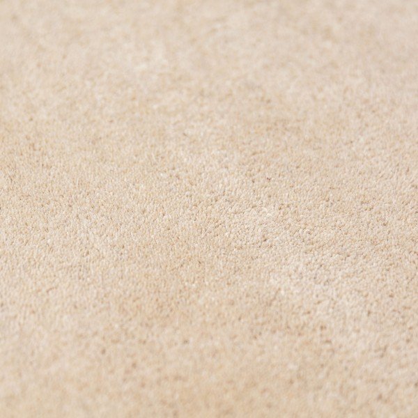 Natúr színű kézi szövésű gyapjú kerek szőnyeg ø 180 cm Leo Scallop – Flair Rugs-image-4