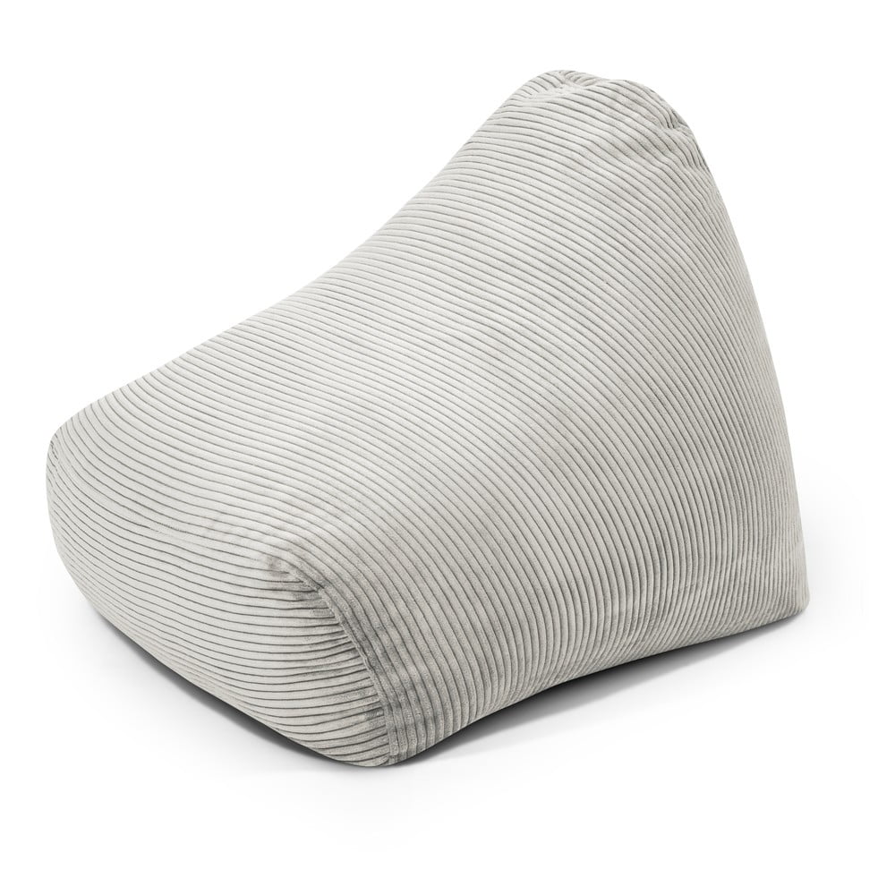 Krémszínű kordbársony gyerek babzsákfotel Snug 80 – SLOWDOWN