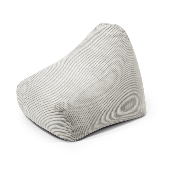 Krémszínű kordbársony gyerek babzsákfotel Snug 80 – SLOWDOWN
