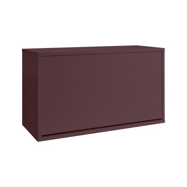 Borvörös billenő ajtós-függő cipőtartó 70x30x40 cm – ReCollector