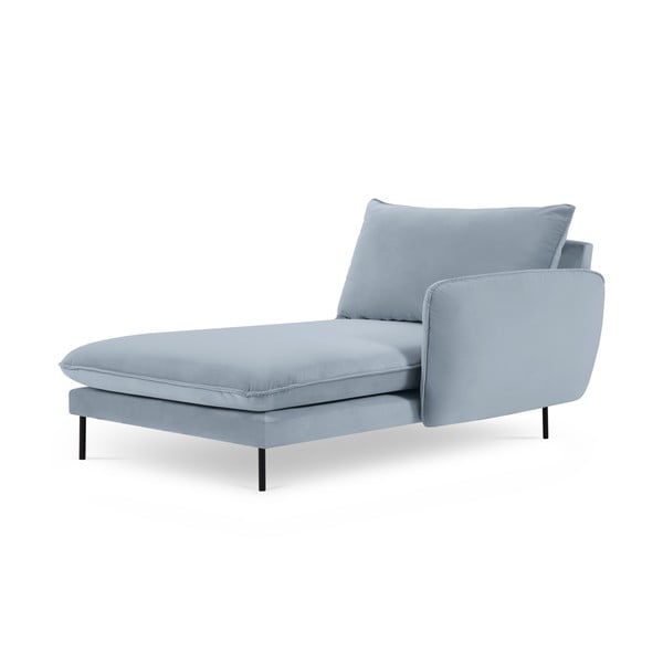 Világoskék bársony heverő (jobb oldali) Vienna – Cosmopolitan Design-image-3