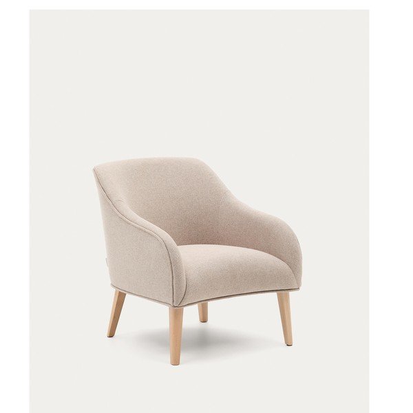 Bézs fotel Bobly – Kave Home-image-3