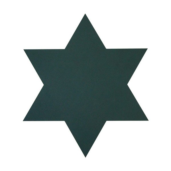 Öko bőr tányéralátét 34,5x34,5 cm Star Nupo – LIND DNA